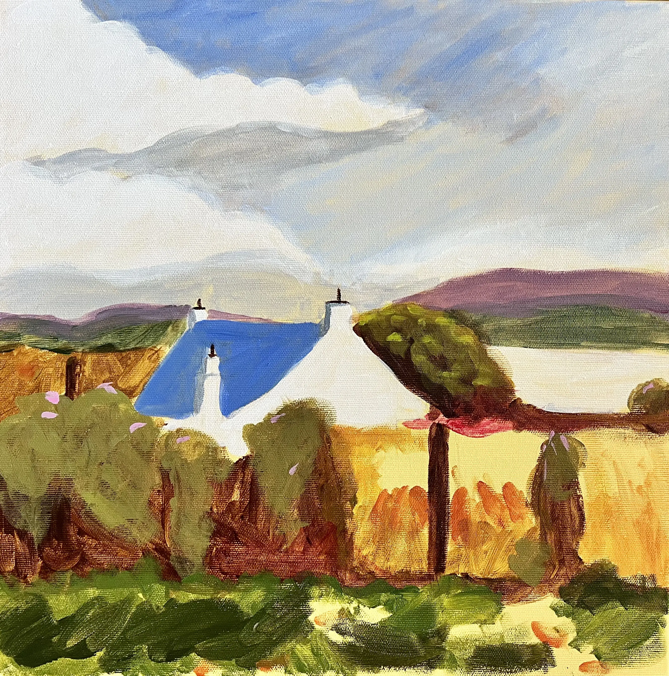 Painting of Scottish Croft